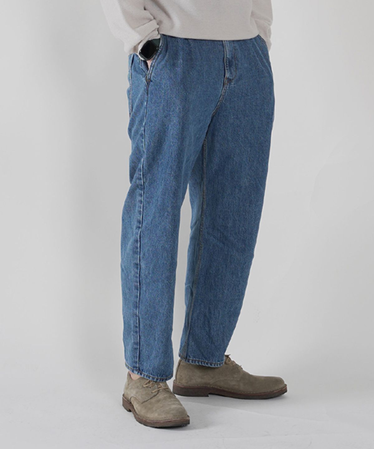 프레스톤즈(PRESTONS) One Tuck Side Curve  Denim-Midnight Blue (pt 920 MB)