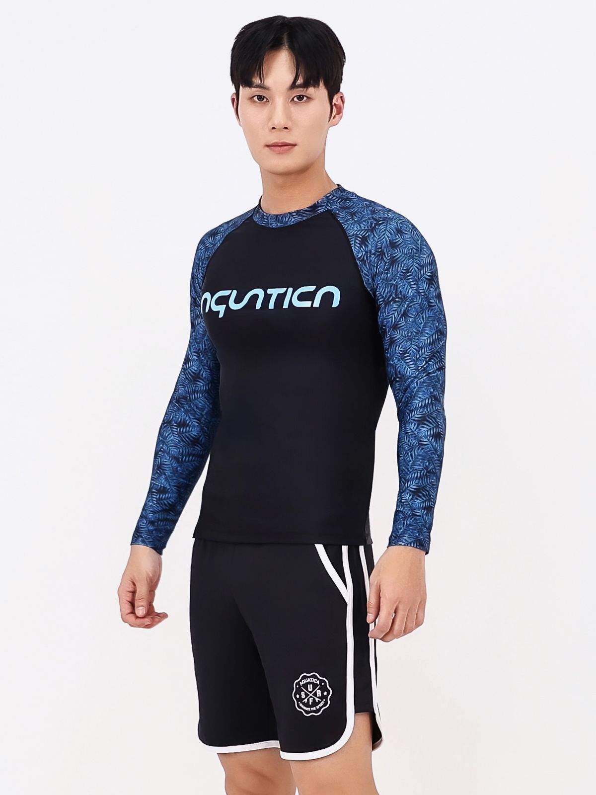 아쿠아티카(AQUATICA) 남성 래쉬가드 AQAMAT 상의+트렁크반바지