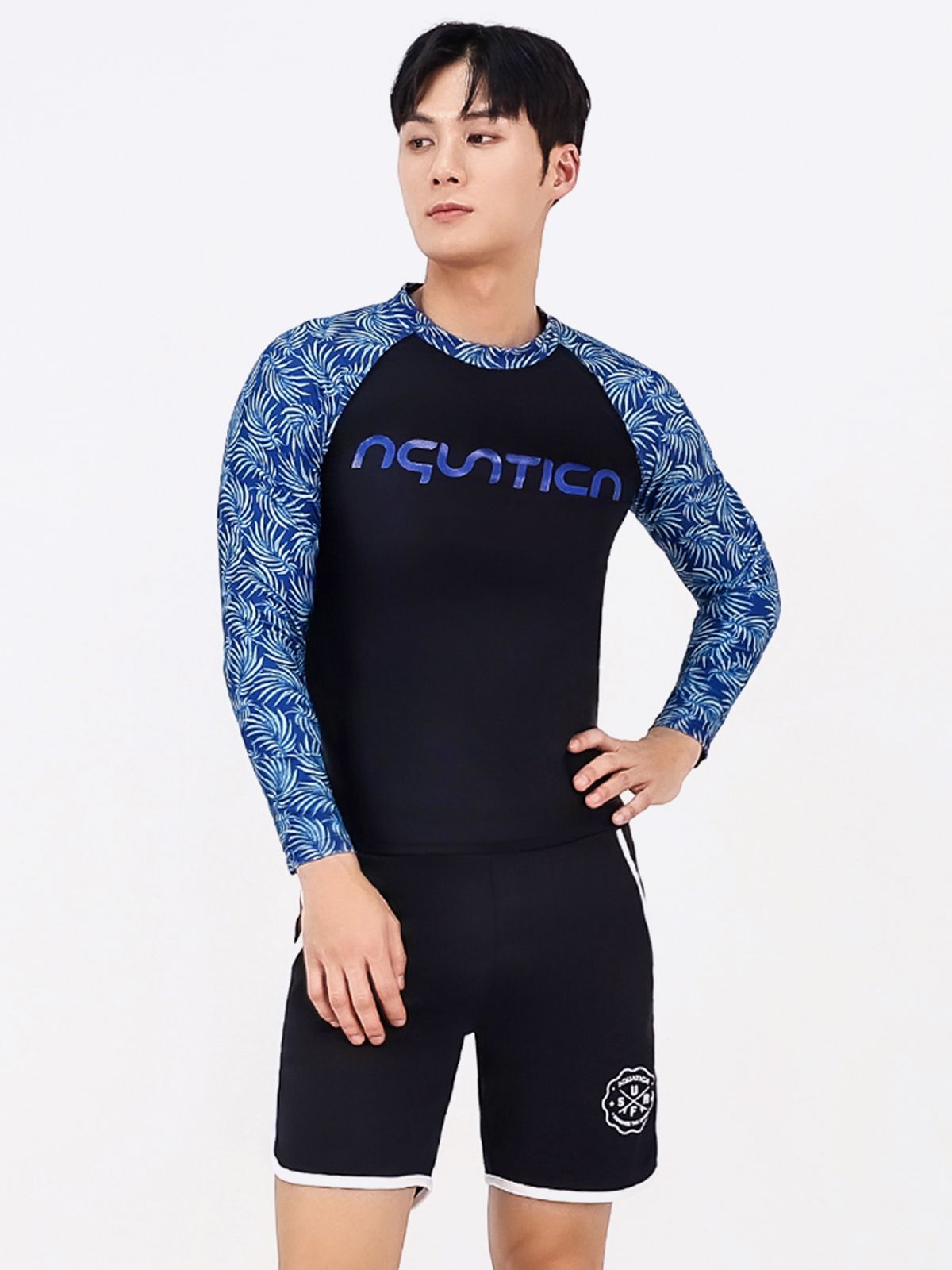 아쿠아티카(AQUATICA) 남성 래쉬가드 AQAMAU 상의+트렁크반바지