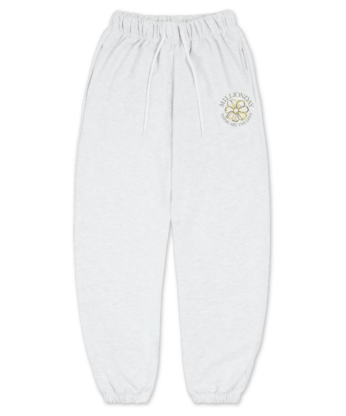 밀리언데이(MILLION DAY) MILLION ROUND FLOWER JOGGER PANTS