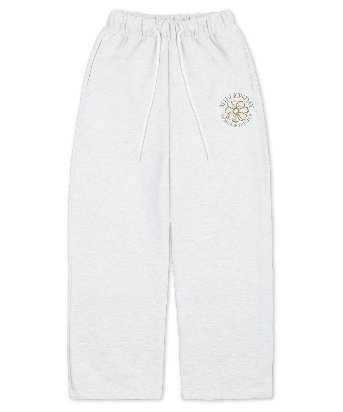 밀리언데이(MILLION DAY) MILLION ROUND FLOWER WIDE PANTS