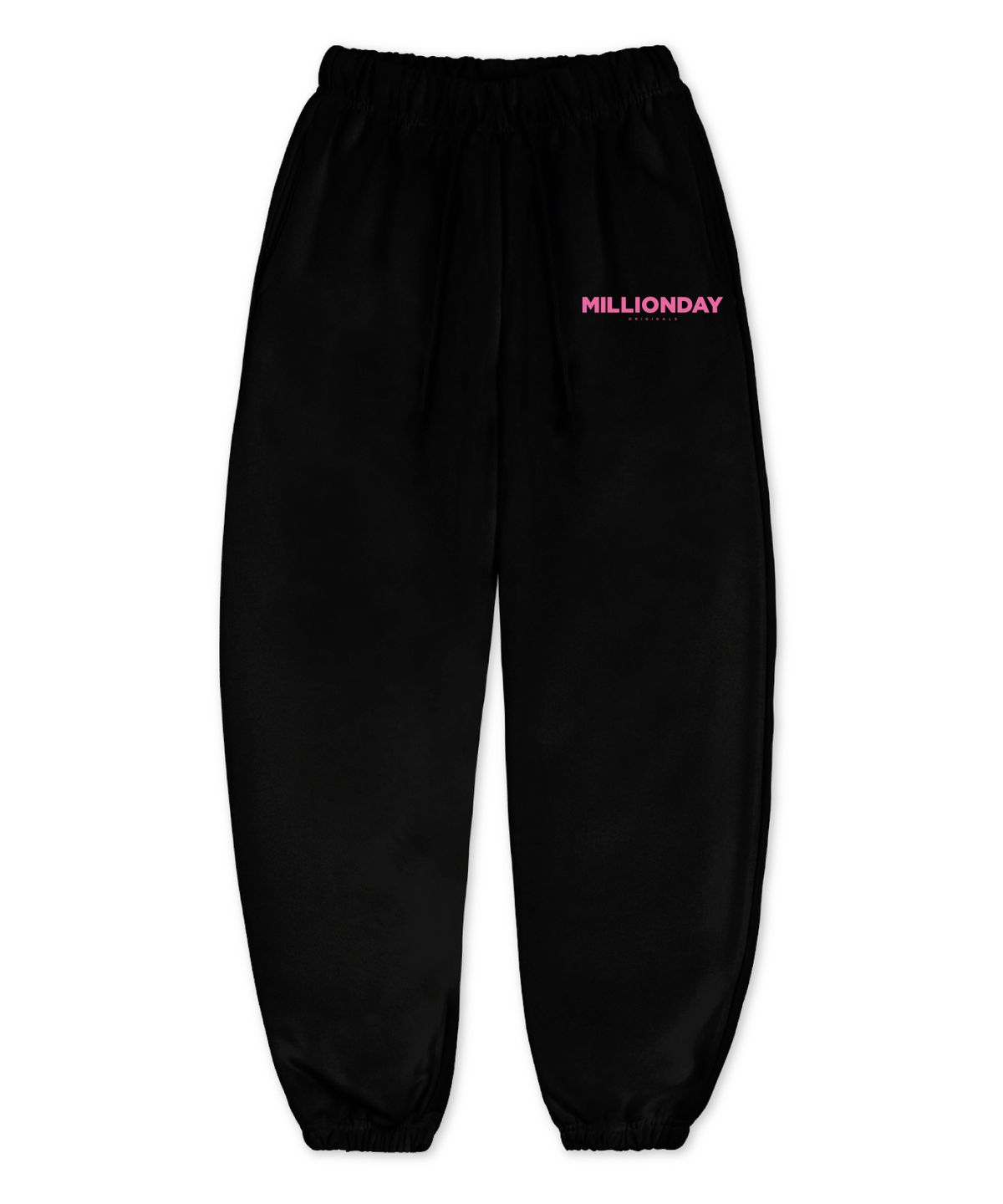 밀리언데이(MILLION DAY) MILLION SMALL LOGO JOGGER PANTS