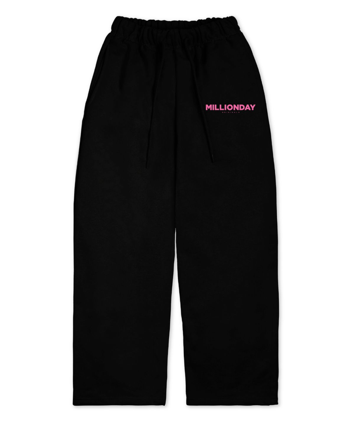 밀리언데이(MILLION DAY) MILLION SMALL LOGO WIDE PANTS