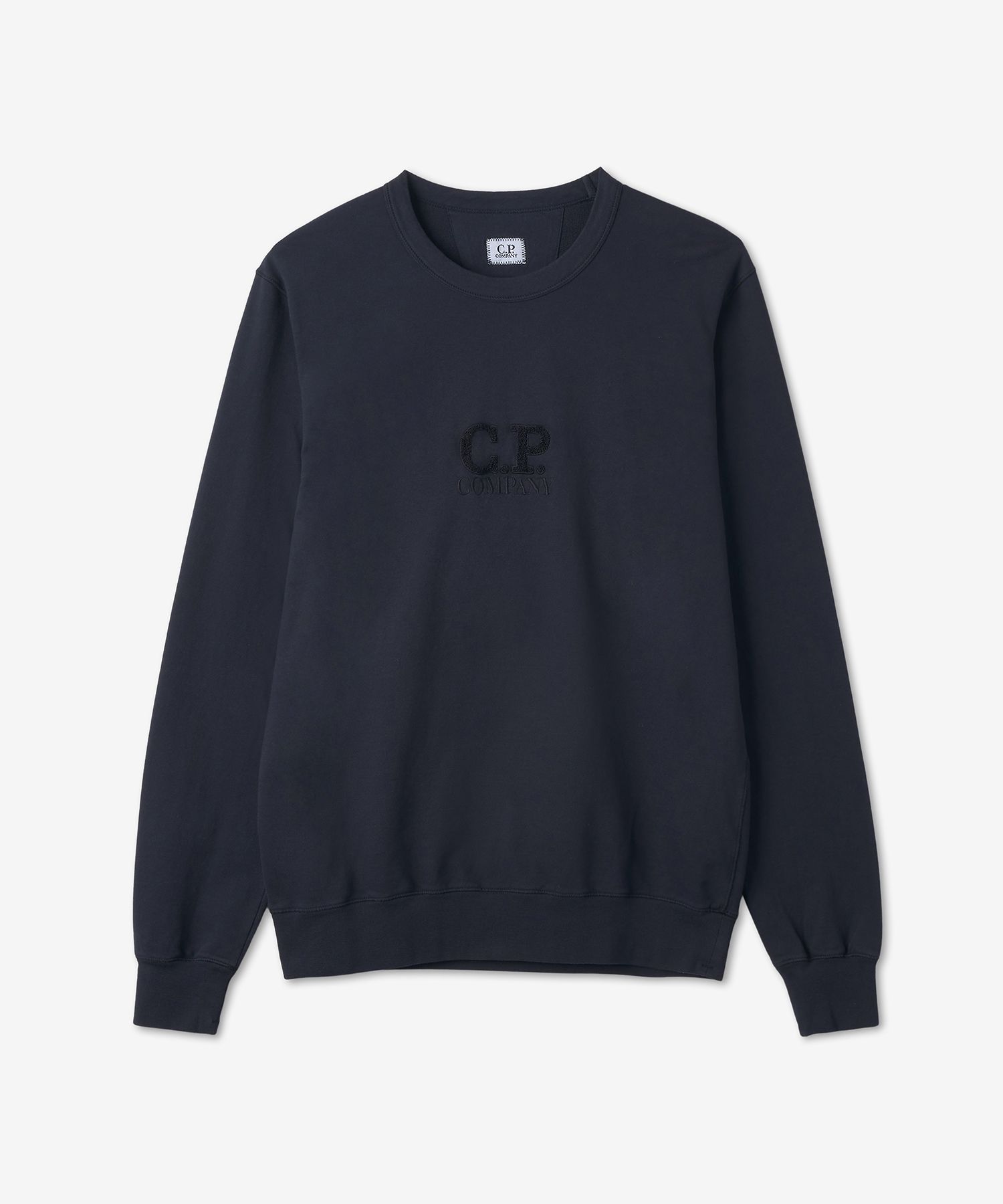 スウェット・トレーナー C.P. Company Logo Sweatshirt C.P. COMPANY DIAGONAL RAISED FLEECE TONAL LOGO SWEATSHIRT