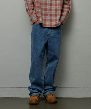 레귤러 데님팬츠 중청