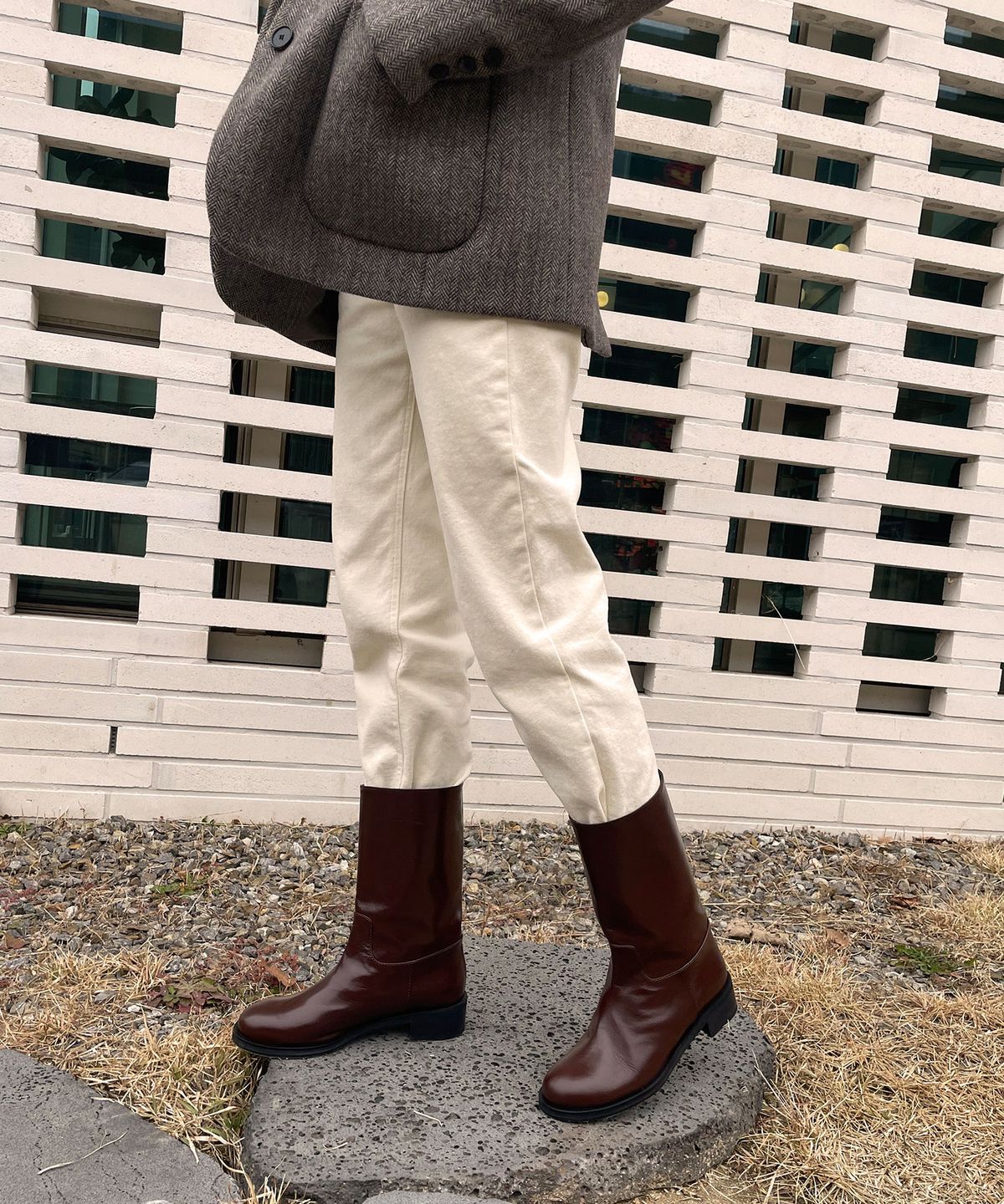 어썸듀(AWESOME DEW) Half Boots_ADS407