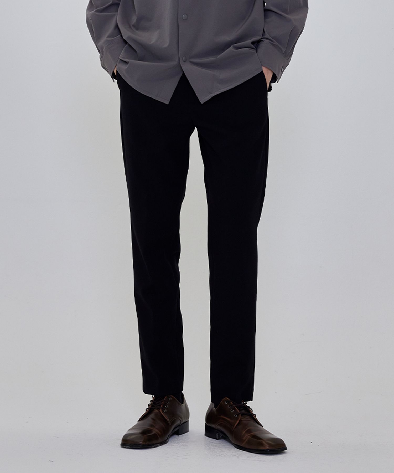 ★MUSINSA STANDARD★ Straight denim slacks black MMDNP104-BK MUSINSA | MUSINSA STANDARD Straight Denim Slacks [Black]
