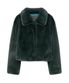 페이크 퍼 크롭 자켓 [그린]