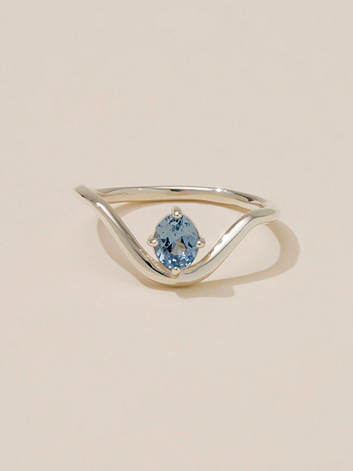 마나에트(MANAET) Stone Wave R_Silver