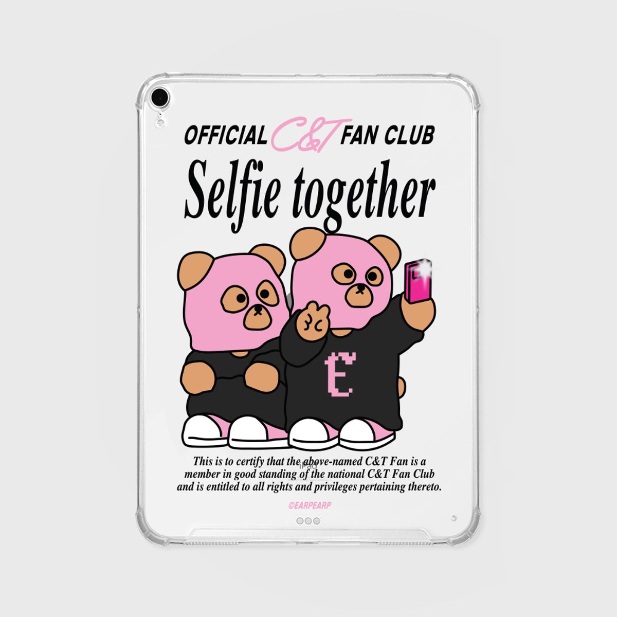 어프어프(EARPEARP) SELFIE TOGETHER(아이패드-클리어하드)