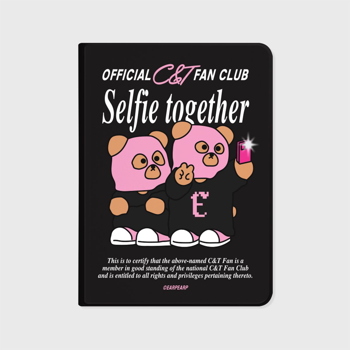 어프어프(EARPEARP) SELFIE TOGETHER-BLACK(아이패드-커버)