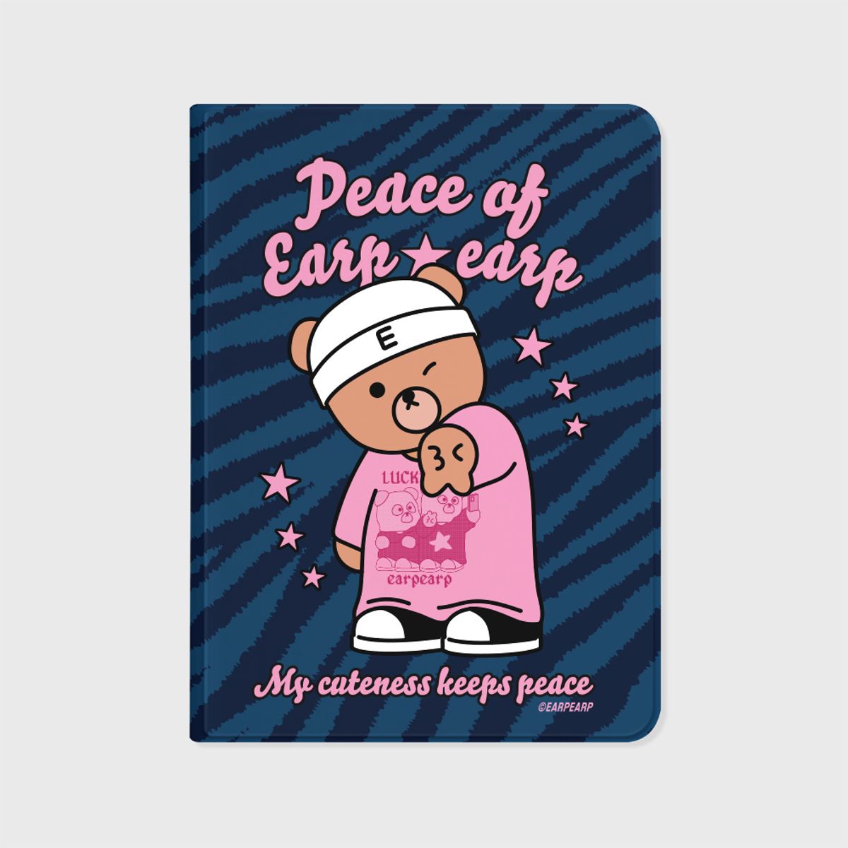 어프어프(EARPEARP) PEACE COB-NAVY(아이패드-커버)