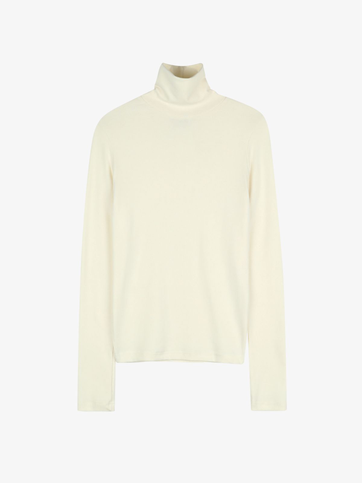 로시로우(LOSSYROW) Lossy Turtle Neck Pola Knit Cream
