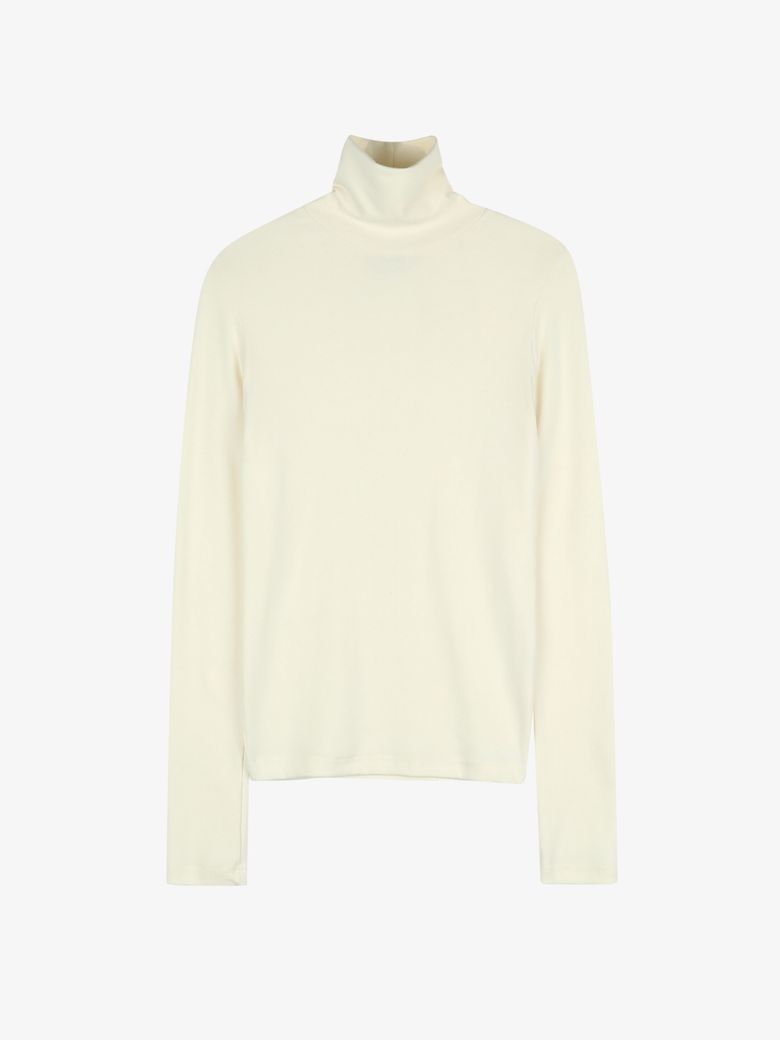 Lossy Turtle Neck Pola Knit Cream