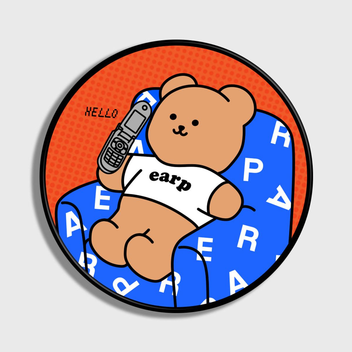어프어프(EARPEARP) LAZY COVY-ORANGE(스마트톡)