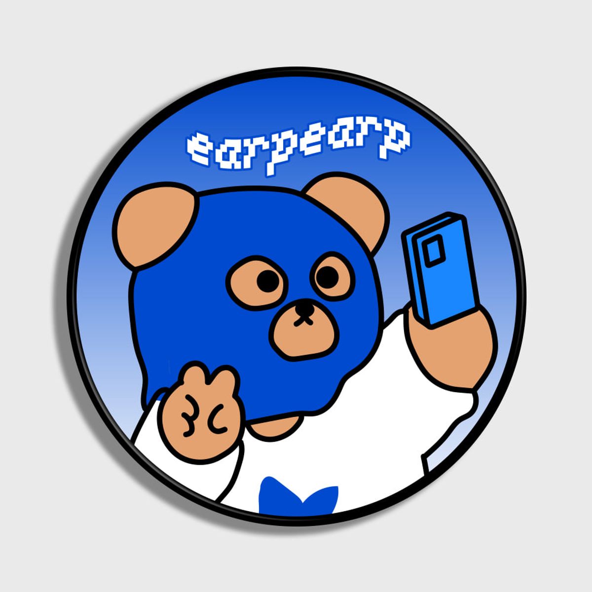 어프어프(EARPEARP) PAINTING SELFIE ALONE-BLUE(스마트톡)
