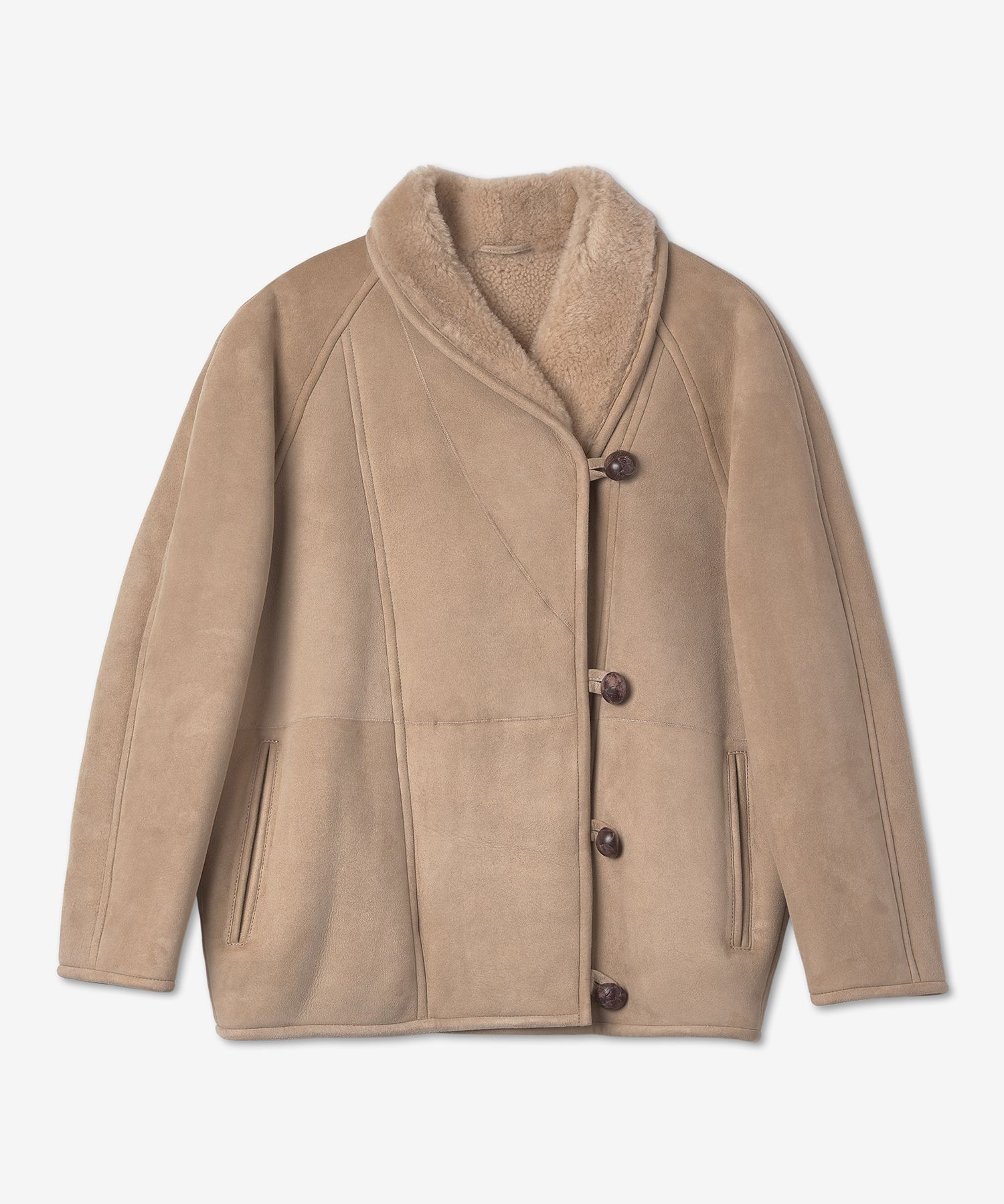 MUSINSA ISABEL MARANT Avenilla Shearling Coat Beige