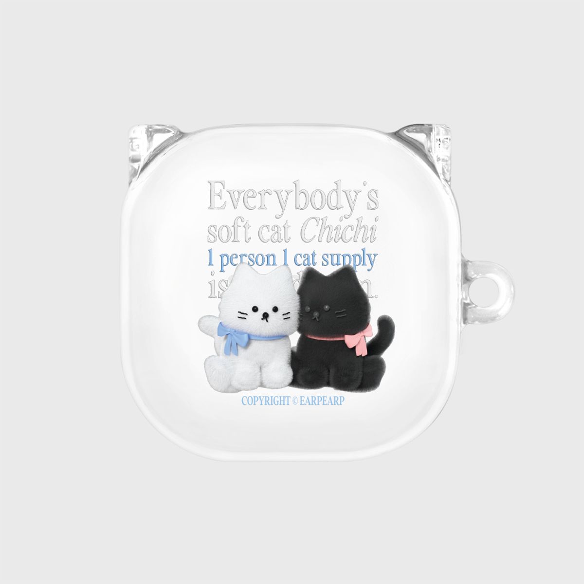 어프어프(EARPEARP) RIBBON CHICHI BUDDY(버즈-클리어하드)