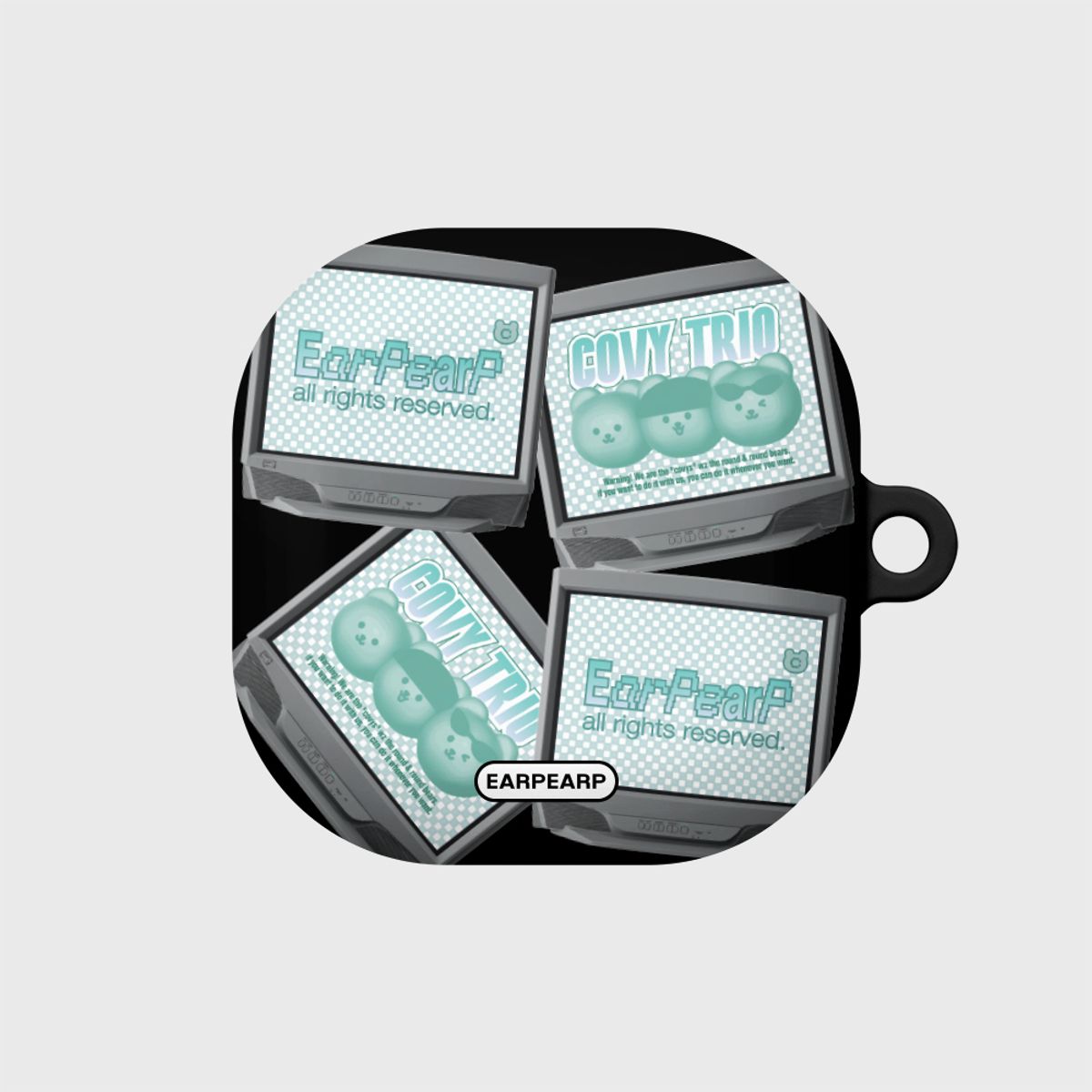 어프어프(EARPEARP) RETRO MONITOR-BLACK(버즈-하드)