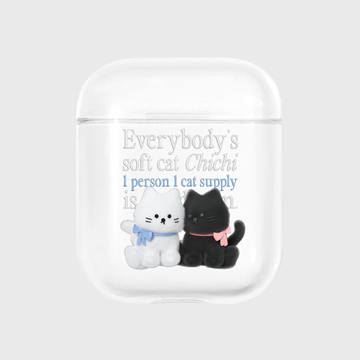 어프어프(EARPEARP) RIBBON CHICHI BUDDY(에어팟-클리어)