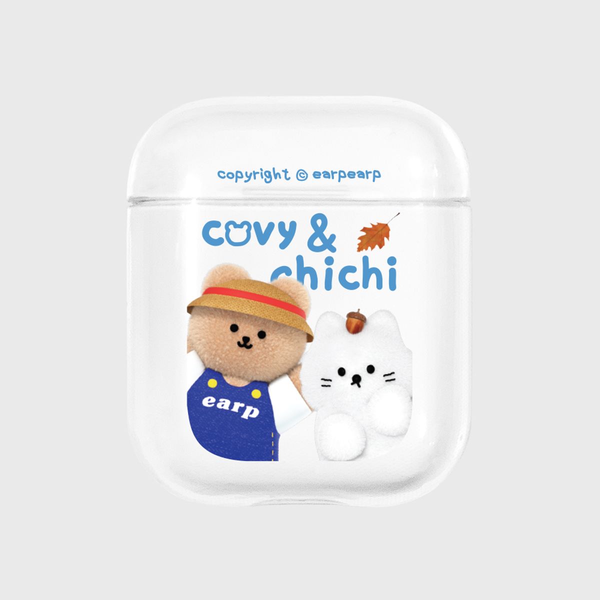 어프어프(EARPEARP) AUTUMN PICNIC COVY AND CHICHI(에어팟-클리어)