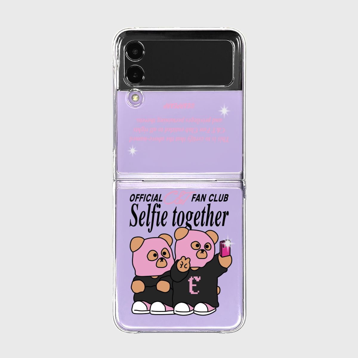 어프어프(EARPEARP) SELFIE TOGETHER(Z플립-클리어하드)