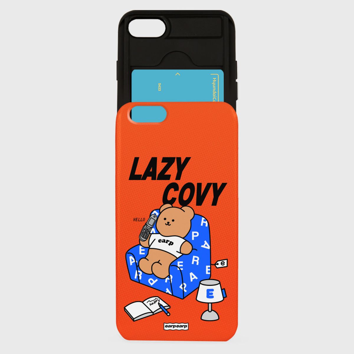 어프어프(EARPEARP) LAZY COVY-ORANGE(슬라이드)