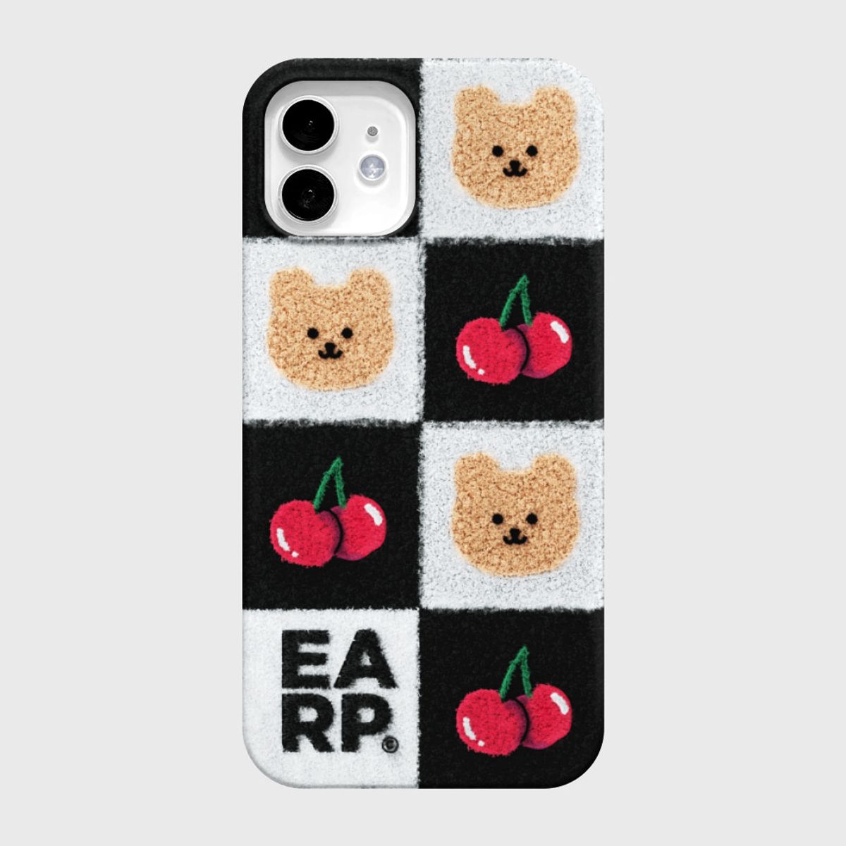 어프어프(EARPEARP) CHECKER BOARD CHERRY COVY-BLACK(하드)