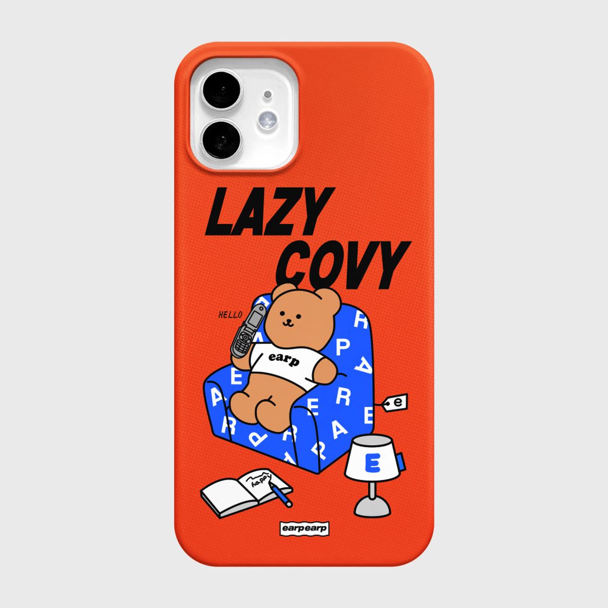 어프어프(EARPEARP) LAZY COVY-ORANGE(하드)