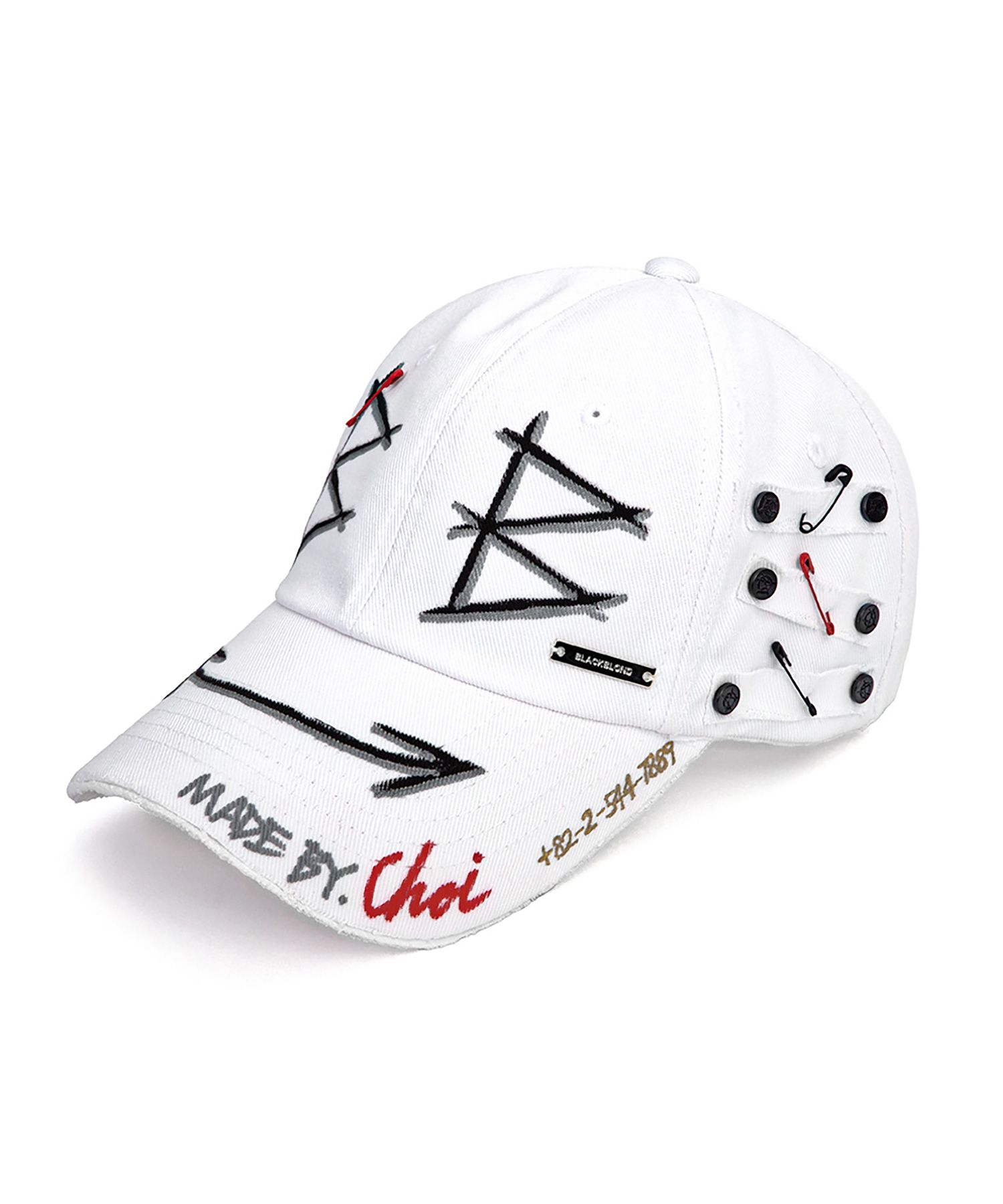 ◆BLACKBLOND◆ Vivid Plate Logo Cap Black MUSINSA | BLACKBLOND Vivid Original Logo Cap (Black/Black)