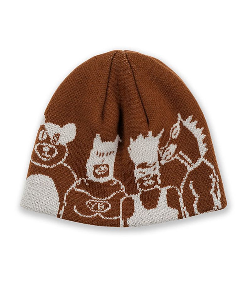 VILLAIN HERO BEANIE_BROWN