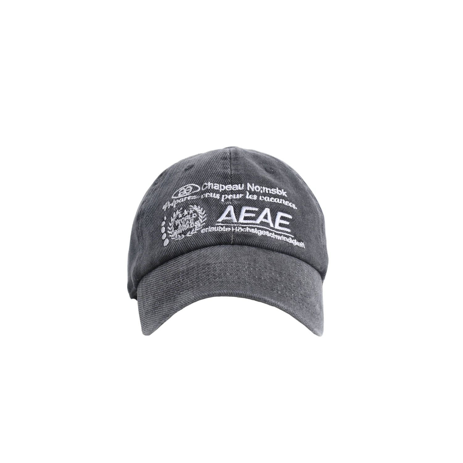 帽子 AEAE CAP [BLACK/WHITE] HEADWEAR - aeae