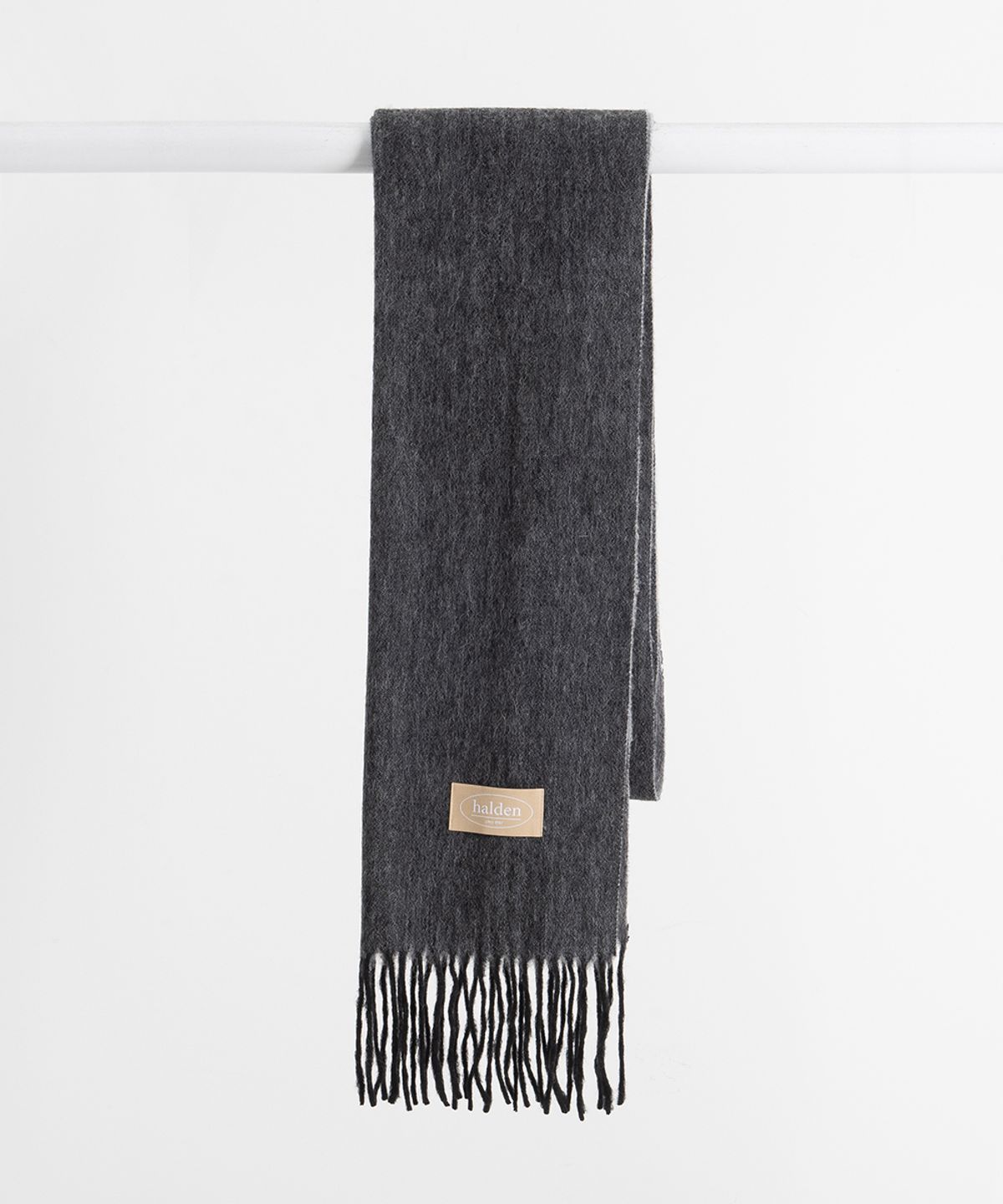 할렌(HALDEN) two tone cashmere muffler (M001_charcoal)