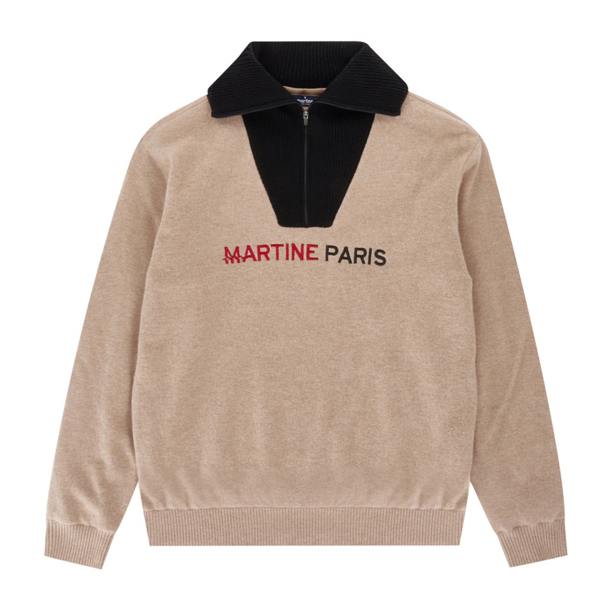 마틴골프(MARTINE GOLF) Wool Blend Windshield Knit_Beige (Men)