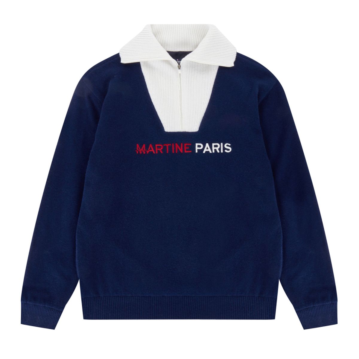 마틴골프(MARTINE GOLF) Wool Blend Windshield Knit_Navy (Men)