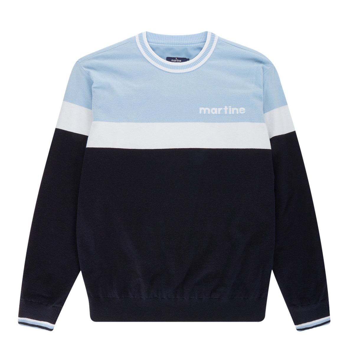 마틴골프(MARTINE GOLF) Color Block Windshield Pullover_Navy (Men)