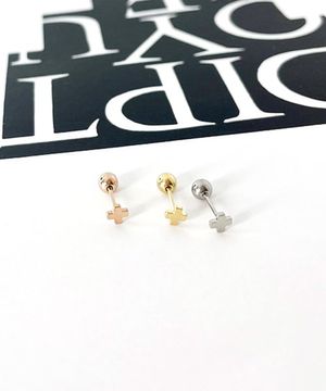 [남여공용] 써지컬 mini 십자가 3color 피어싱 / GTE-121
