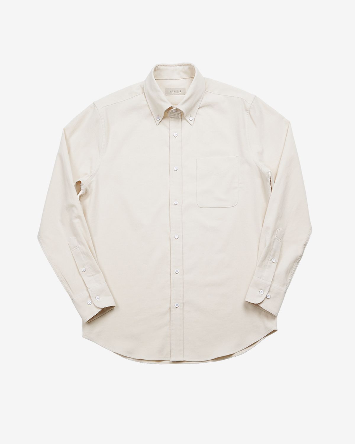 솔티(SORTIE) 047 Corduroy Button-down Shirts (Ivory)