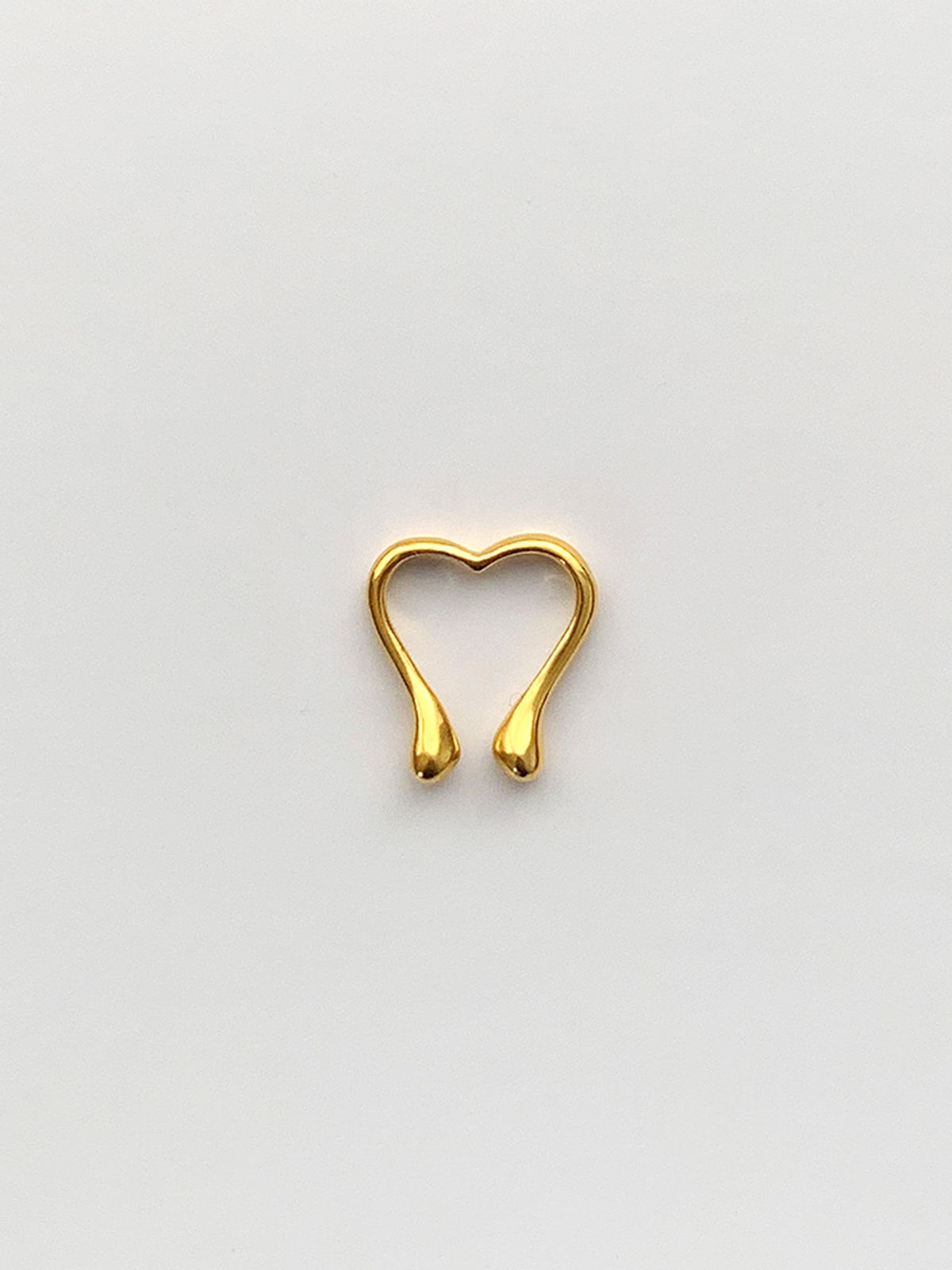 마르스봄(MARSBOM) heart thin gold earcuff