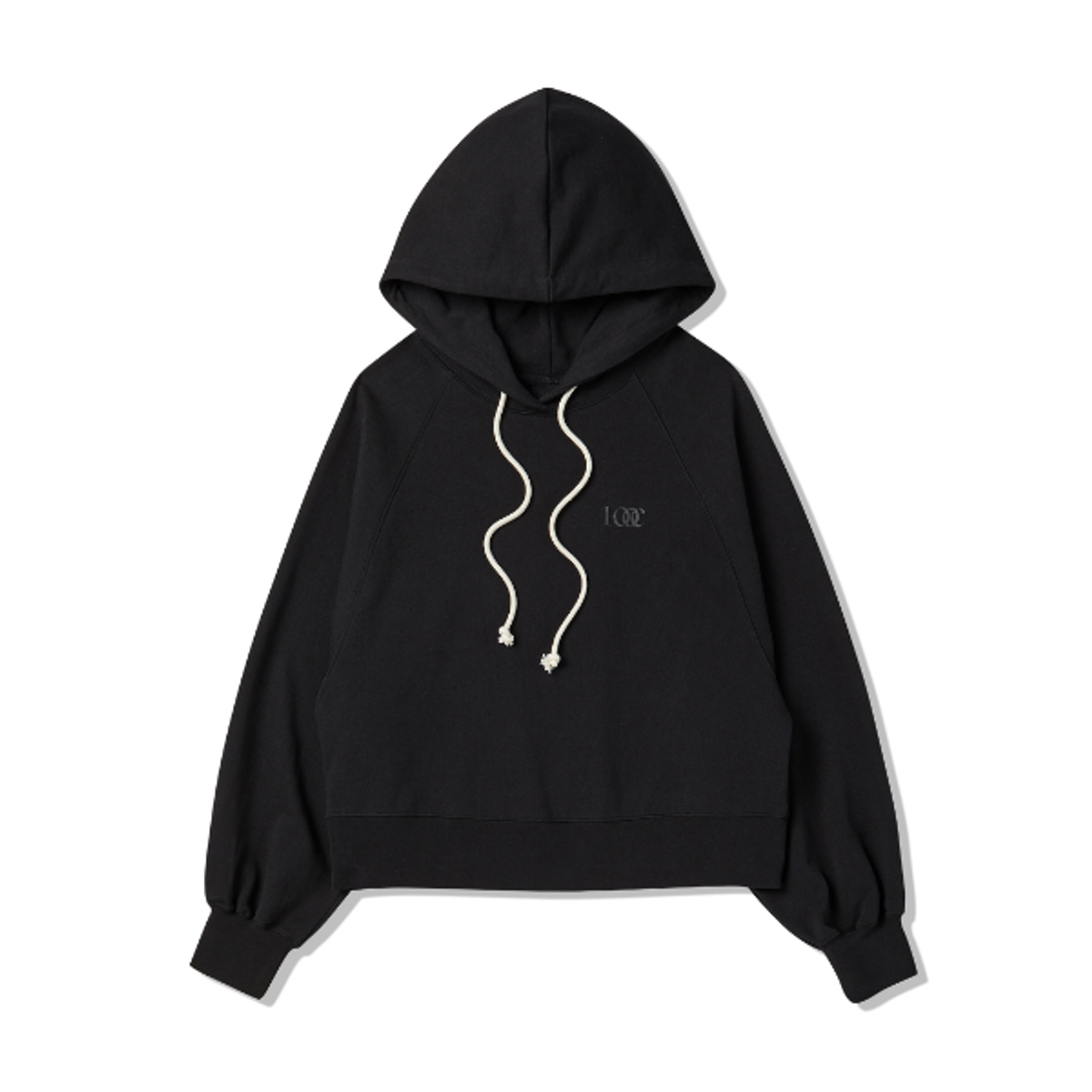 백씨(VAEKCIE) RAGLAN SLEEVE HOODIE_BLACK