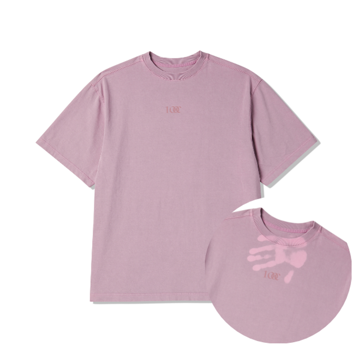백씨(VAEKCIE) CHAMELEON WASHING T-SHIRT_PINK