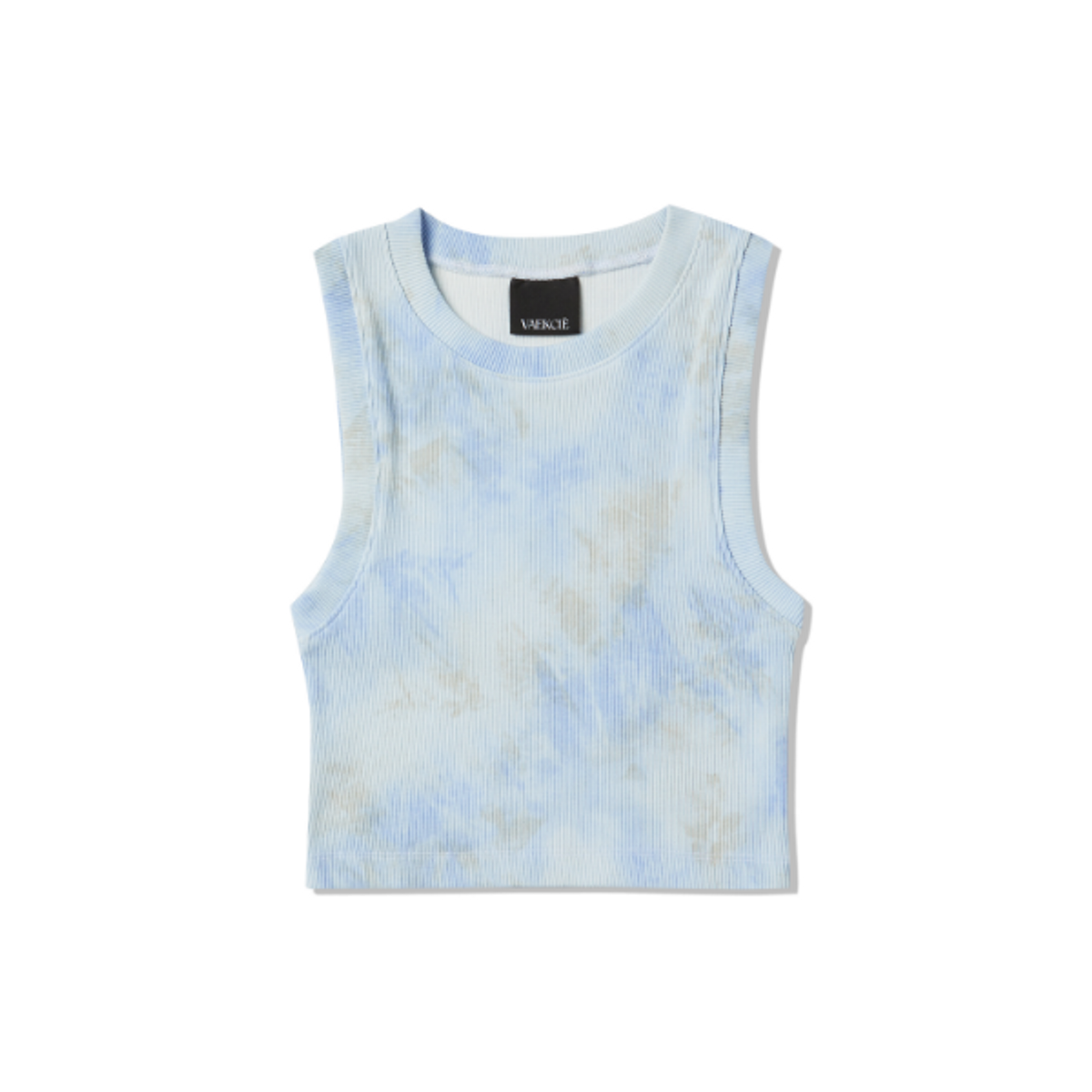 백씨(VAEKCIE) TIEDYE RIBBED SLEEVELESS TOP_BLUE
