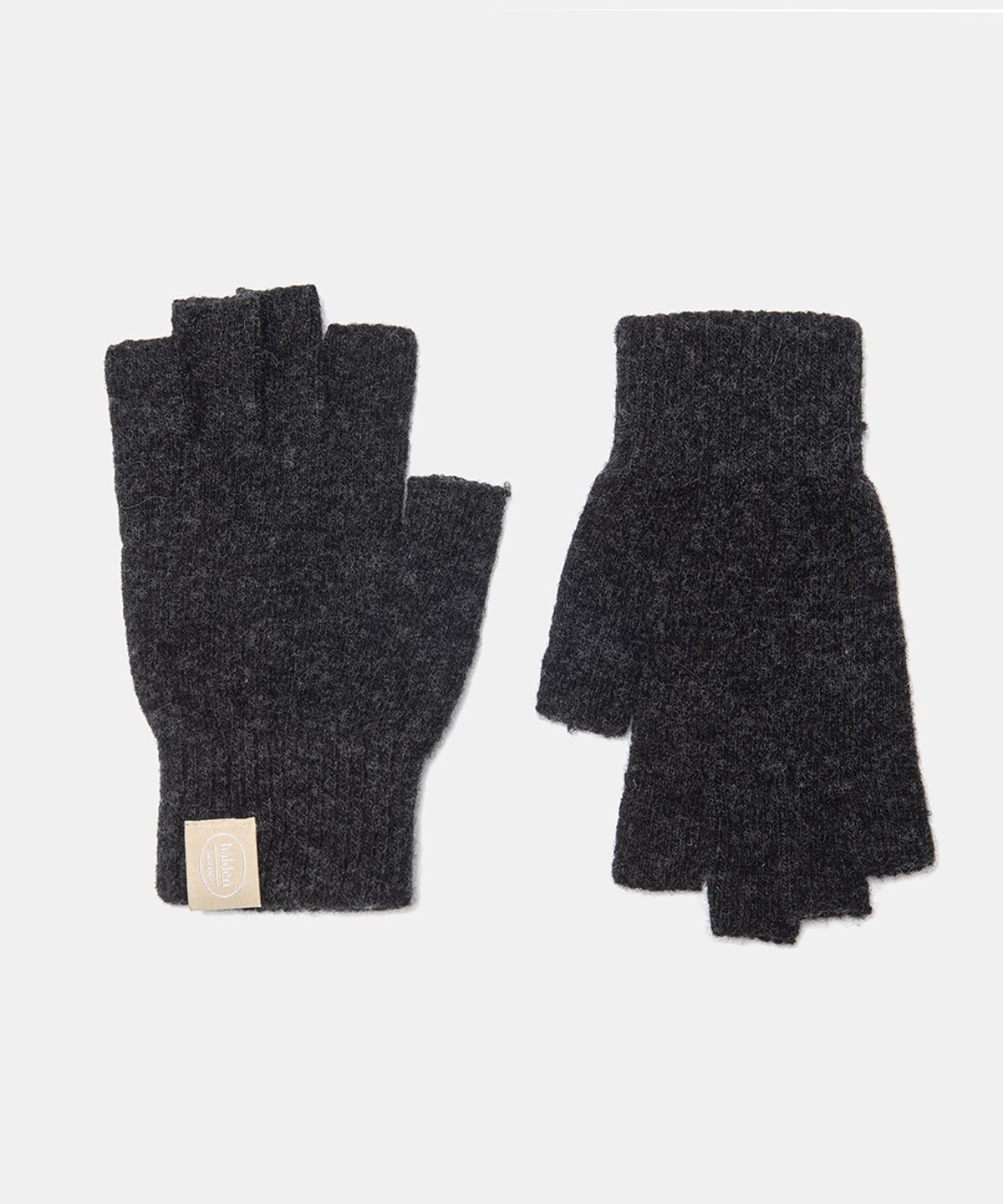 할렌(HALDEN) wool fingerless gloves (G002_charcoal)