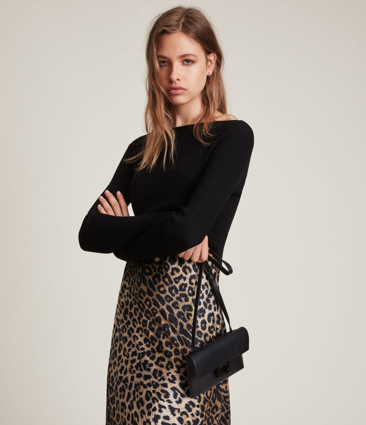 올세인츠(ALLSAINTS) 헤라 레포 드레스 WD220U-5