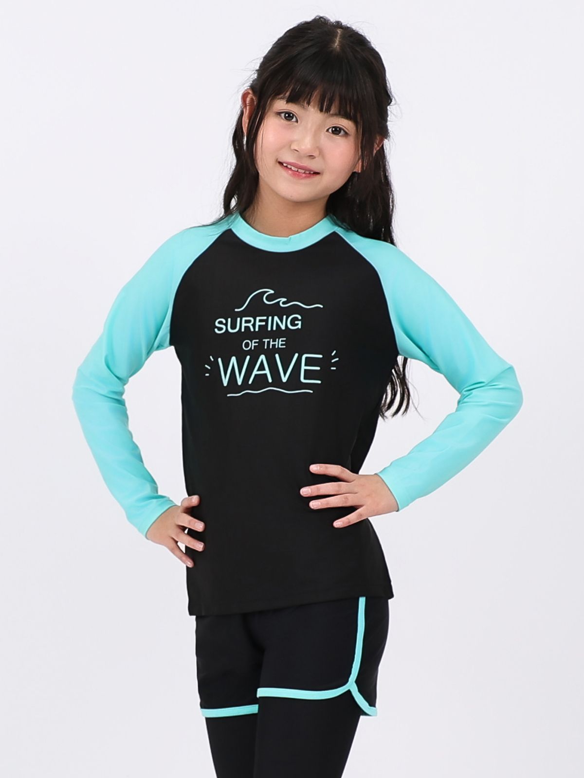 아쿠아티카 키즈(AQUATICA KIDS) 아동 래쉬가드 AQA321 스판수모3종세트
