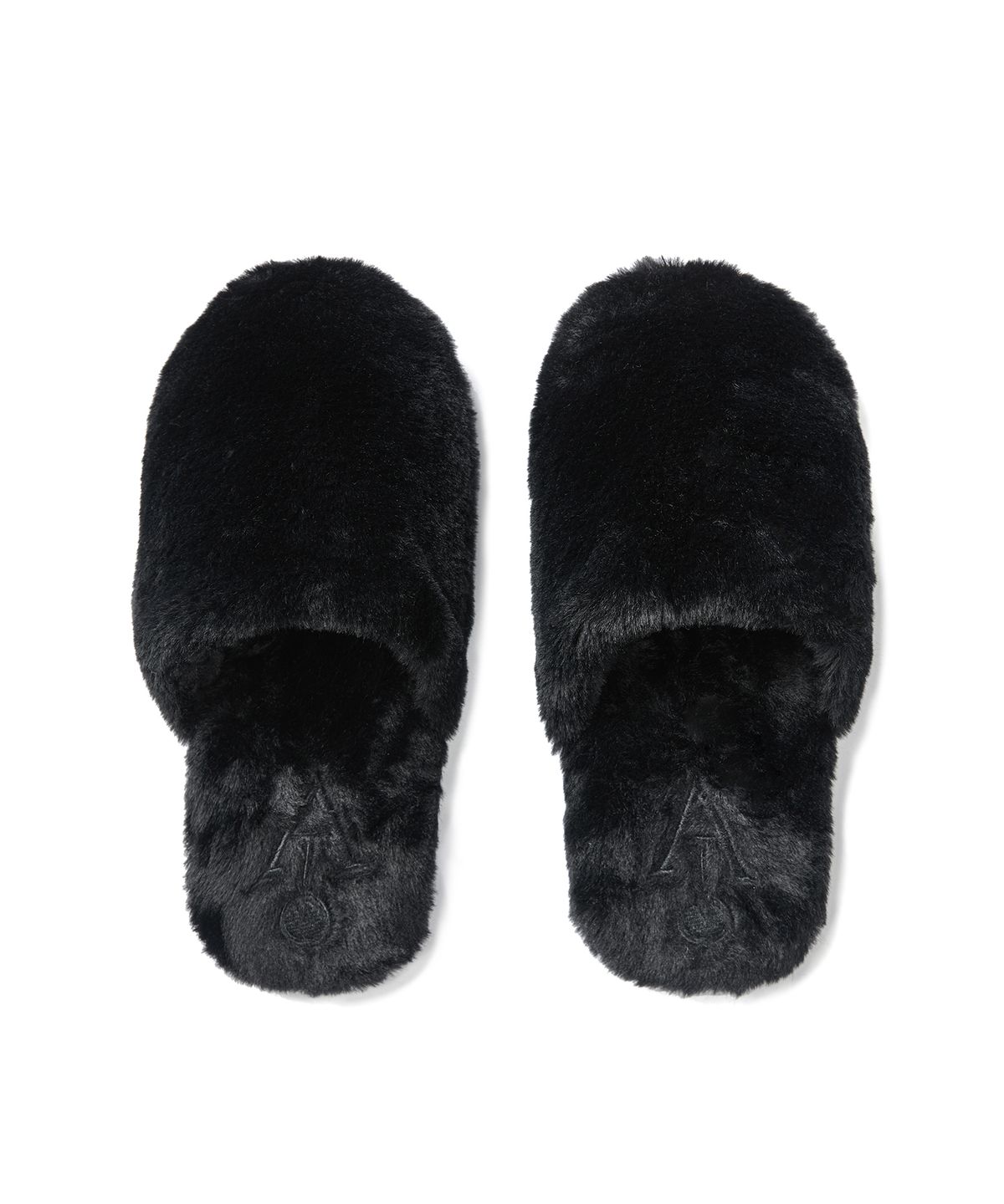 아템포(ATEMPO) FUR ROOM SHOES_black
