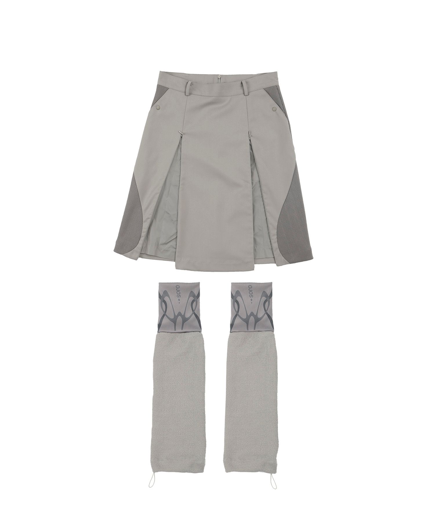 スカート Ojos Leg warmer midi skirt MUSINSA | OJOS Leg Warmer Midi Skirt / Begie