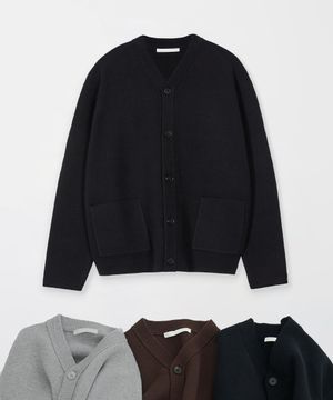 메리노울 에센셜 가디건 - 3 COLOR