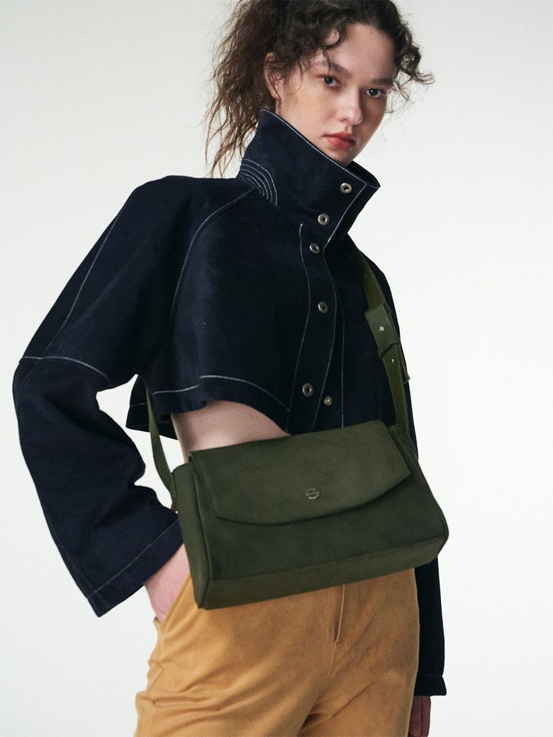 capture bag mini_suede khaki