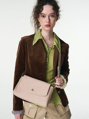 capture bag mini_suede light beige